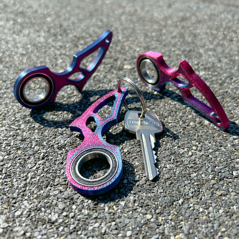 KeyRambit SHARK 🦈 | Stylish Fidget Key Accessory with Tricks